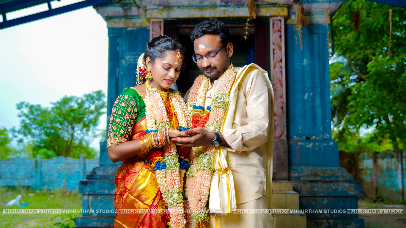 Wedding couple portrait